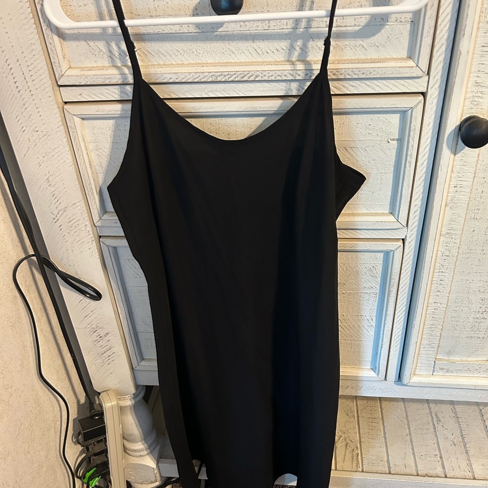 Nanette black slip